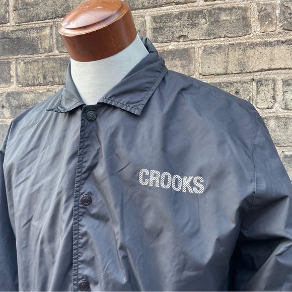 Crooks & Castles Medusa Windbreaker, Size Large, Rare, Discontinued, 2017, Black - Picture 2 of 12